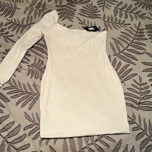 Brand New White One Shoulder Dress